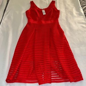 New York & Co Red Christmas dress